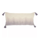 Nourison Lifestyle -  AQ130 - GREY  - 14X30IN 100% cotton shell with poly fill. Zipper closure.